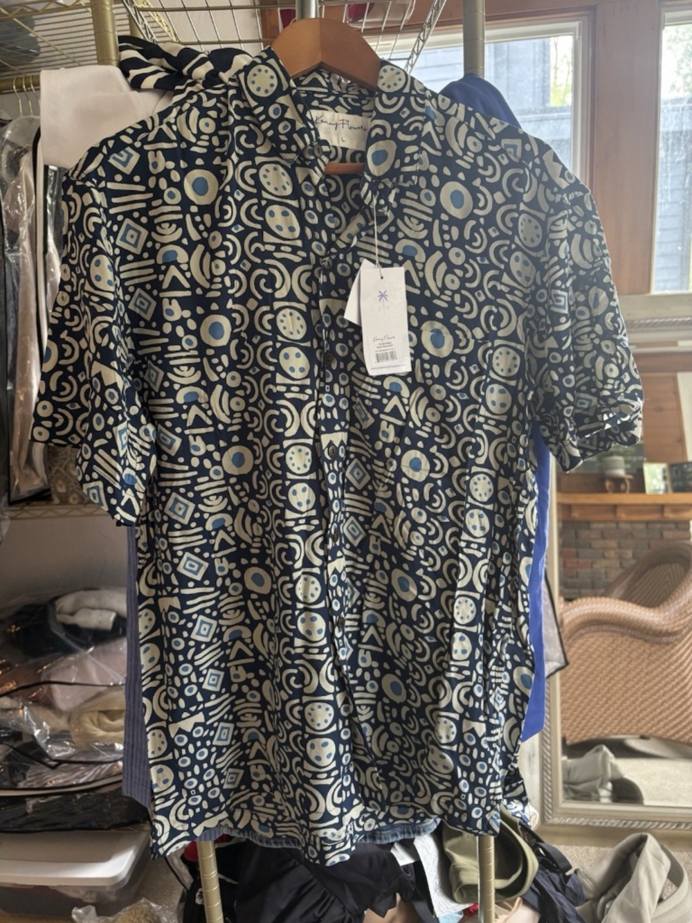 Kenny Flowers "The Bali Nana" shirt-NWT-L